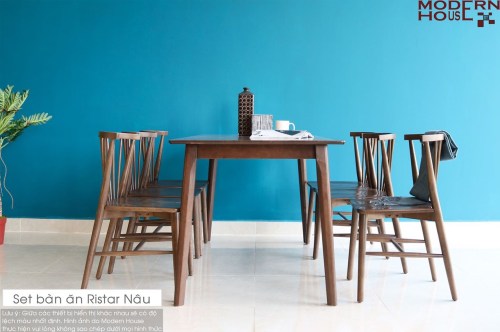 Set bàn ăn Ristar nâu - Nội Thất MYRA - Công Ty TNHH Sản Xuất MYRA